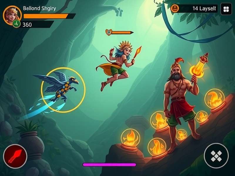 Lagoon Legend combat system showing character abilities